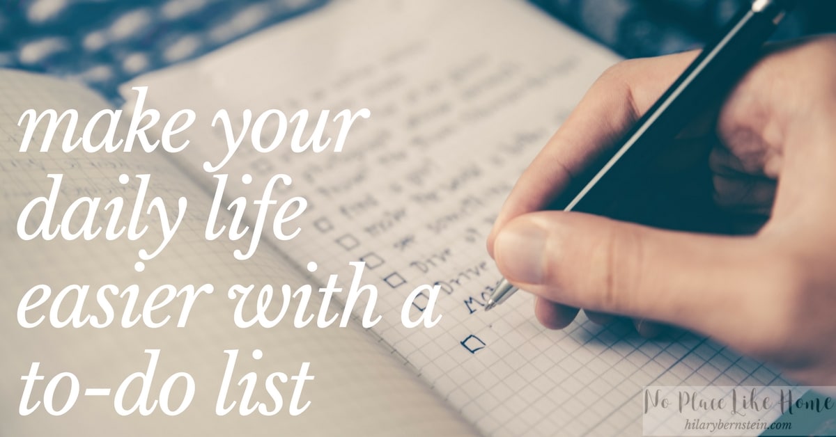 As I try to manage my home in the middle of life’s busyness, I’ve found the only way I can stay on track is with the help of a to-do list.
