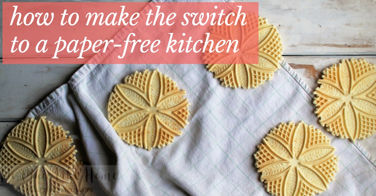 Thinking about making the switch to a paper-free kitchen but you don't know what to do? Follow this easy 3-step process!