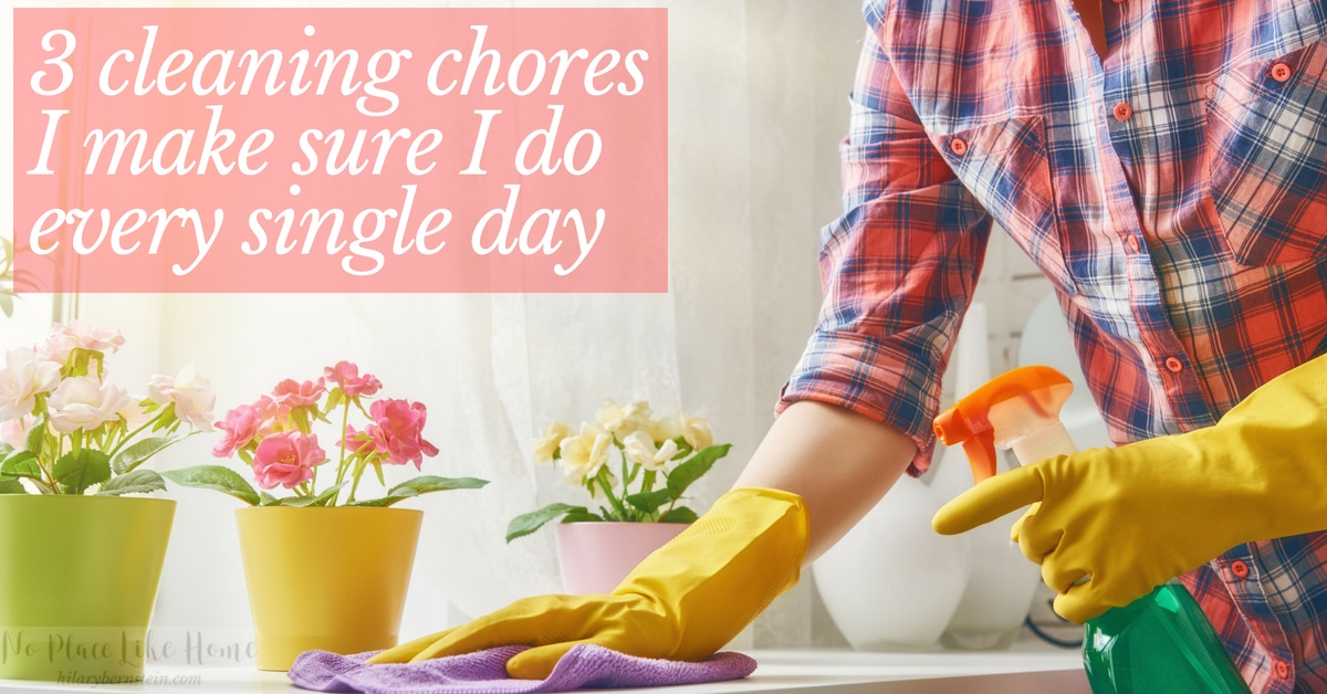 Trying to manage your home? Here are 3 cleaning chores you should try to do every single day...