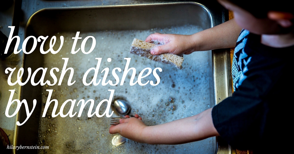 How to Wash Dishes by Hand