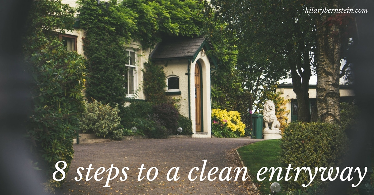 Nothing says welcome like a clean entryway. As you clean your home, don't forget to clean your front door and entryway!