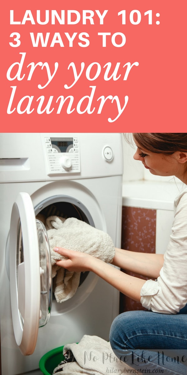 Washing clothes today? Here are 3 different ways to dry laundry!