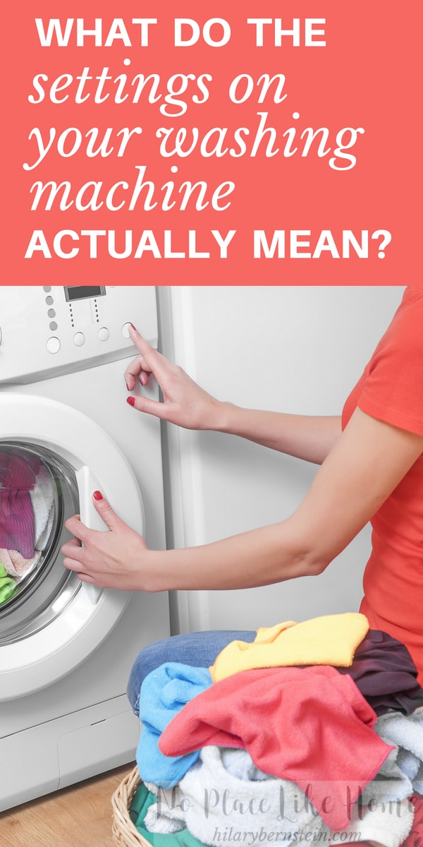 Got dirty clothes? Here's 4 steps to washing a load of laundry ... and an explanation of what the settings on your washing machine actually mean!