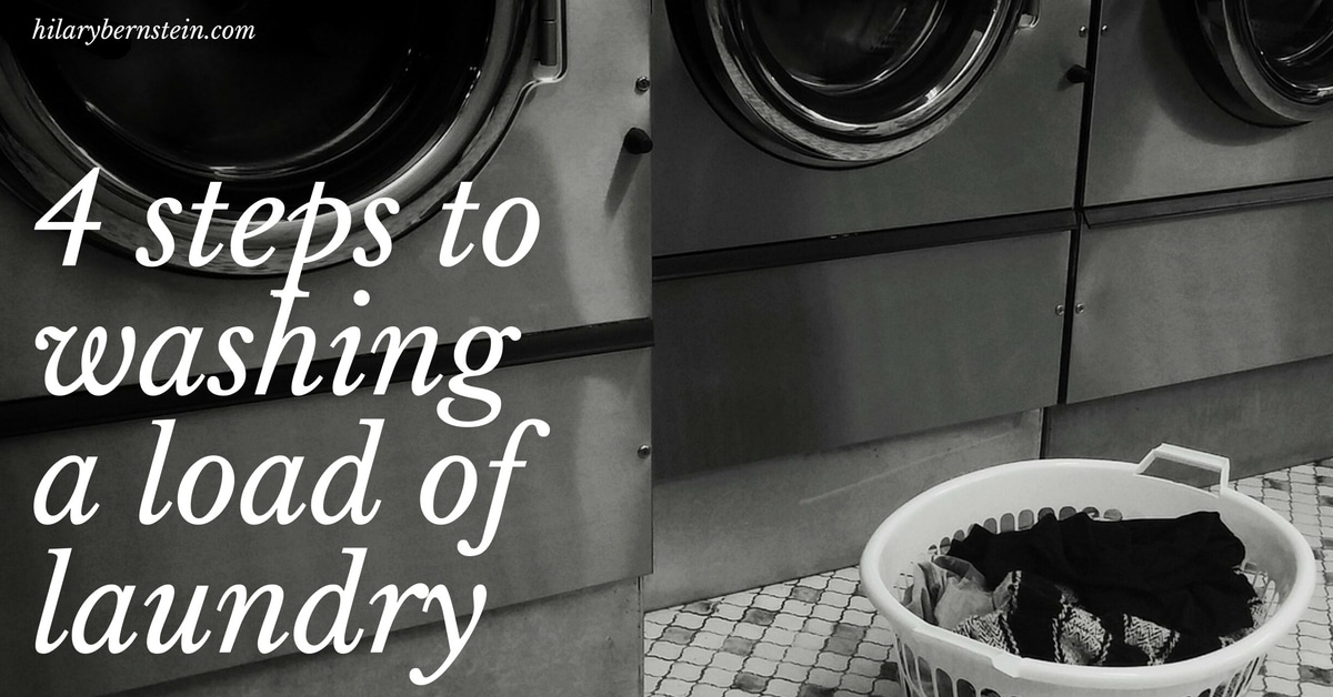 Got dirty clothes? Here's 4 steps to washing a load of laundry!