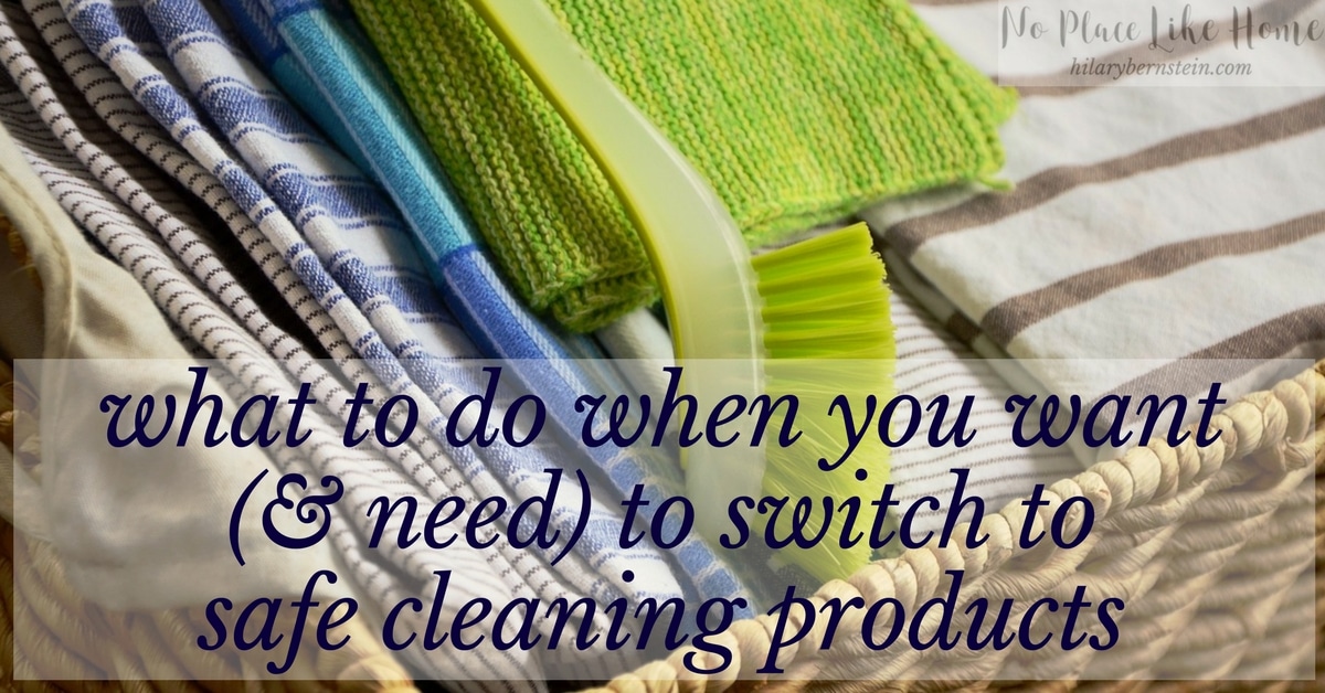 Keep your health in mind when cleaning by wisely choosing to use safe cleaning products.