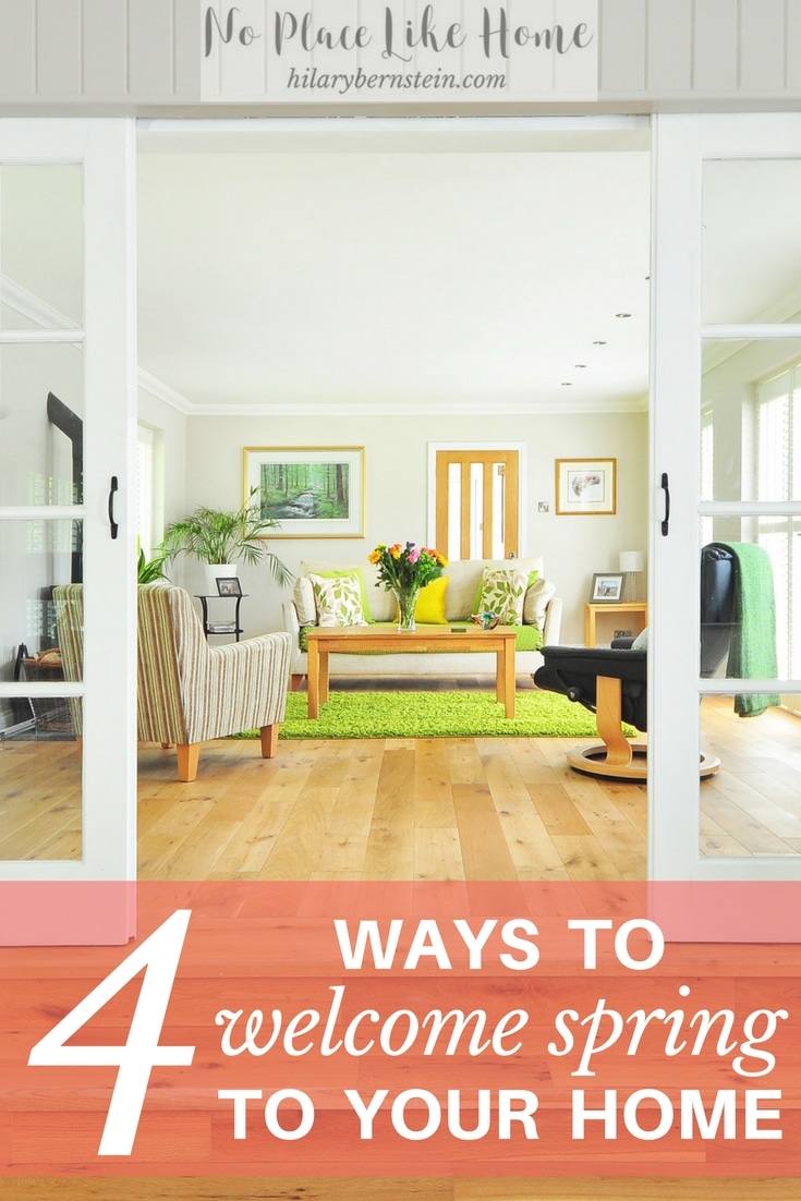 Spring is coming! Here are 4 ways to welcome spring to your home.