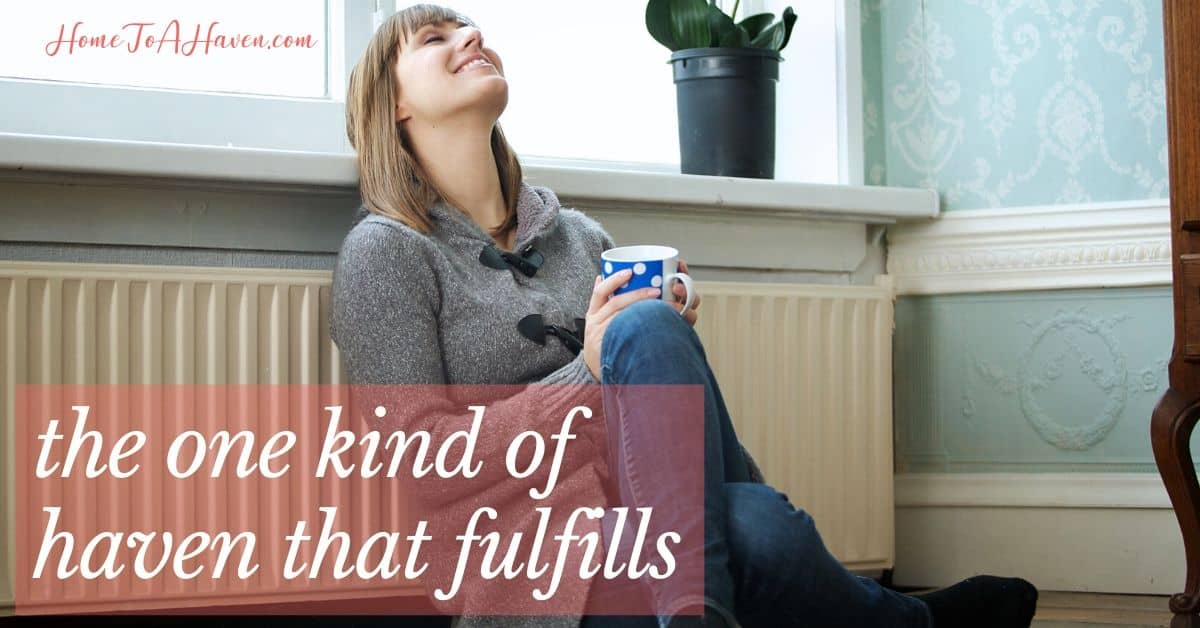 Woman sits on floor in relief