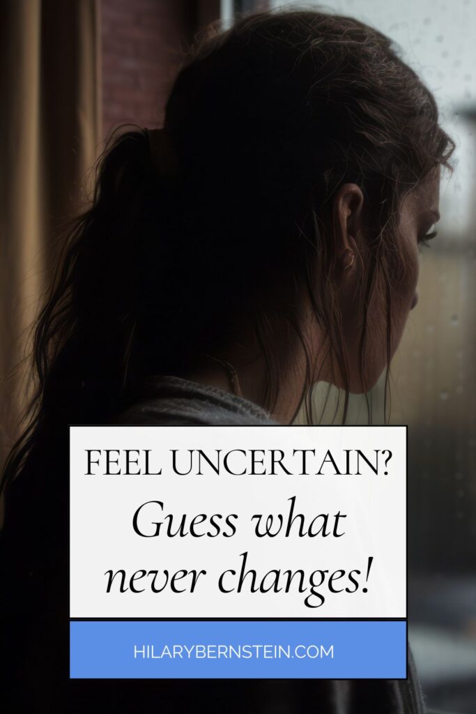 When everything else in your life seems to change with surprise and uncertainty, the Lord won’t change. He’s stable and steady. He has promised to carry you through it all.